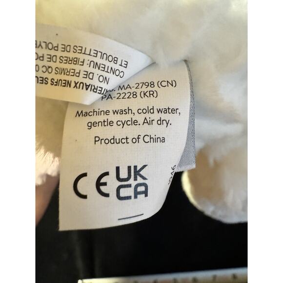 Mary Meyer Puppy Dog Marshmallow Reggie White Pink Stuffed Animal Floppy Plush - Picture 8 of 8